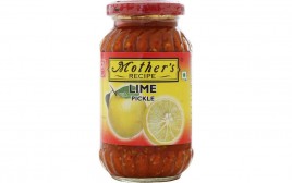Mother's Recipe Lime Pickle  Glass Jar  300 grams